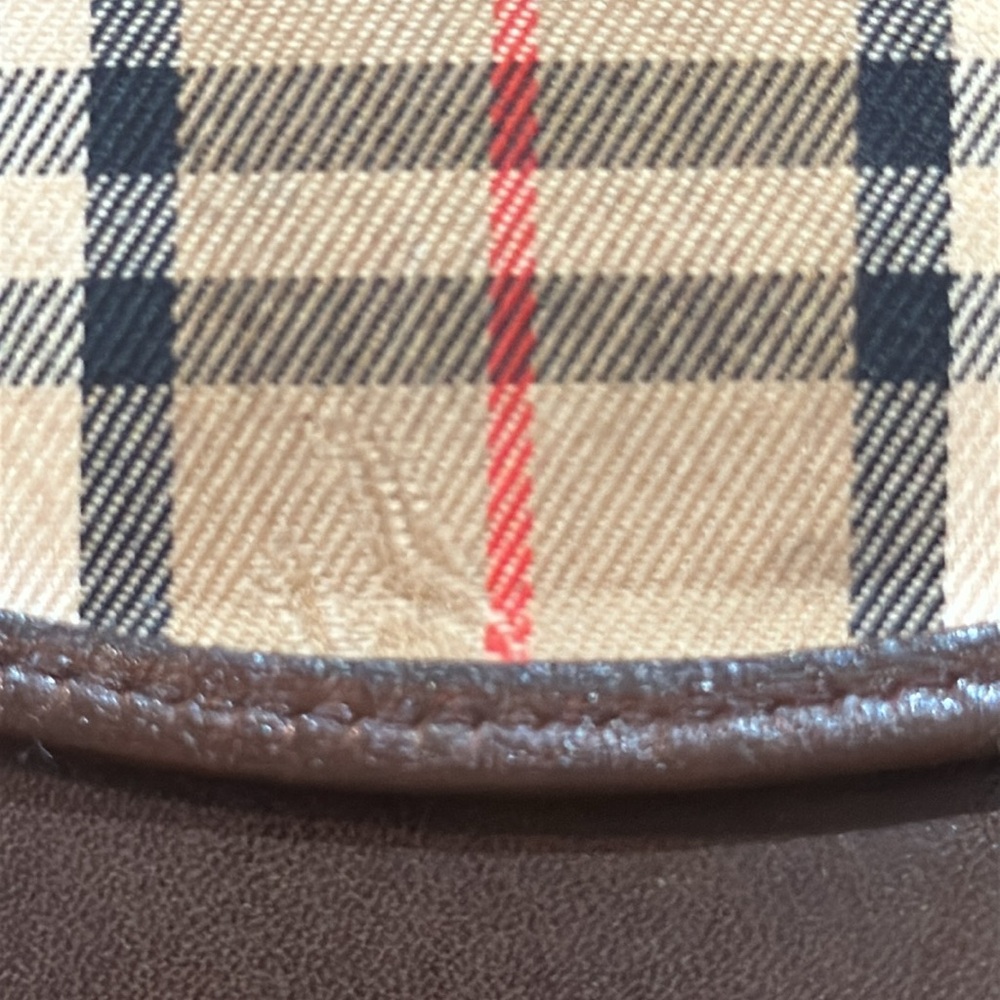Authentic Vintage Burberry Coin Case Nova Check Shadow Horse Purse, VGUC - Picture 14 of 16